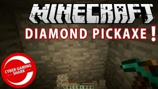 HOW TO MAKE DIAMOND PICKAXE MINECRAFT