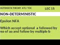 #15 NFA problem using Epsilon NFA Which accept optional a|ATC |TOC |lec 15