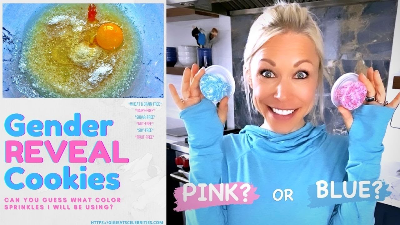 Gender Reveal Cookies Homemade Gender Reveal Cookies YouTube