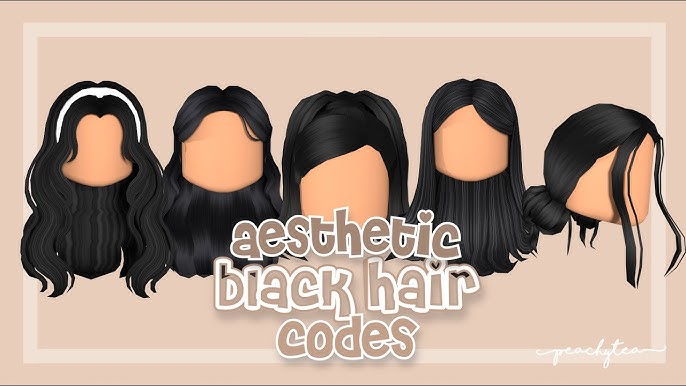 Popstar Hair - Roblox  Black hair roblox, Black hair aesthetic, Cute black  shirts