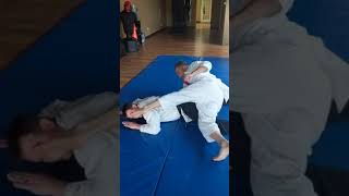 Leg take down defend kick to face