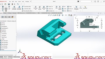 🔥SOLIDWORKS  Tutorial  for Beginner| Fixture Block