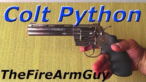 Colt Python .357 Magnum Revolver - TheFireArmGuy