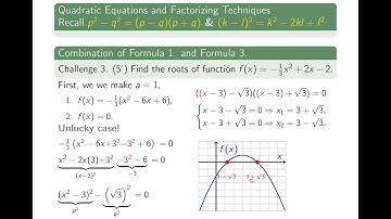 How to Solve Quadratic Equations? |  (Completing Squares and Factorizing Techniques) | Part 3)