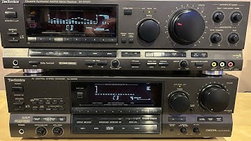 Technics SA-GX500 & SA-GX530 Receivers from the early 1990’s
