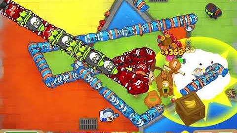 BTD 6 race: Bringing around destruction v2 in 2:06!