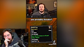 O que acontece quando você obtém este item secreto no WoW — Asmongold TV