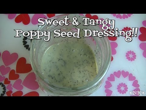 Sweet & Tangy Poppy Seed Salad Dressing! Noreen's Kitchen