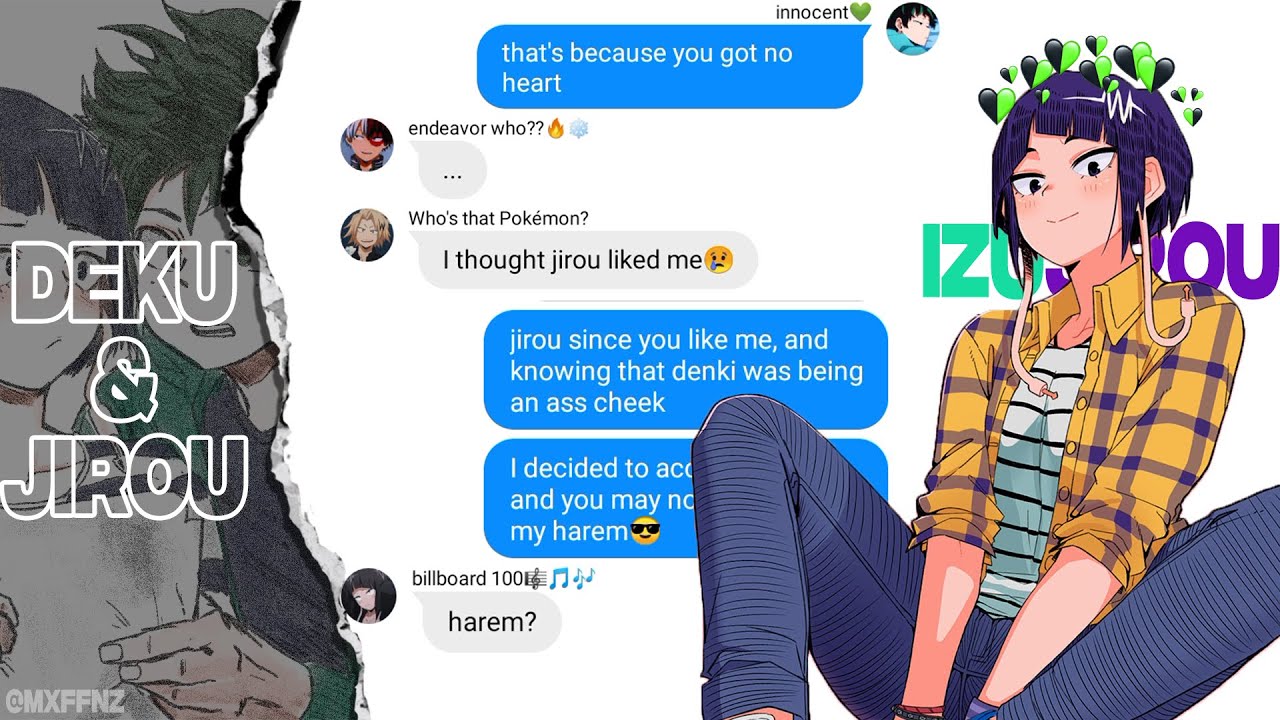 Jirou love for deku gets exposed | 💖IzuJirou💖 | Izukus Harem (bnha/mha text)