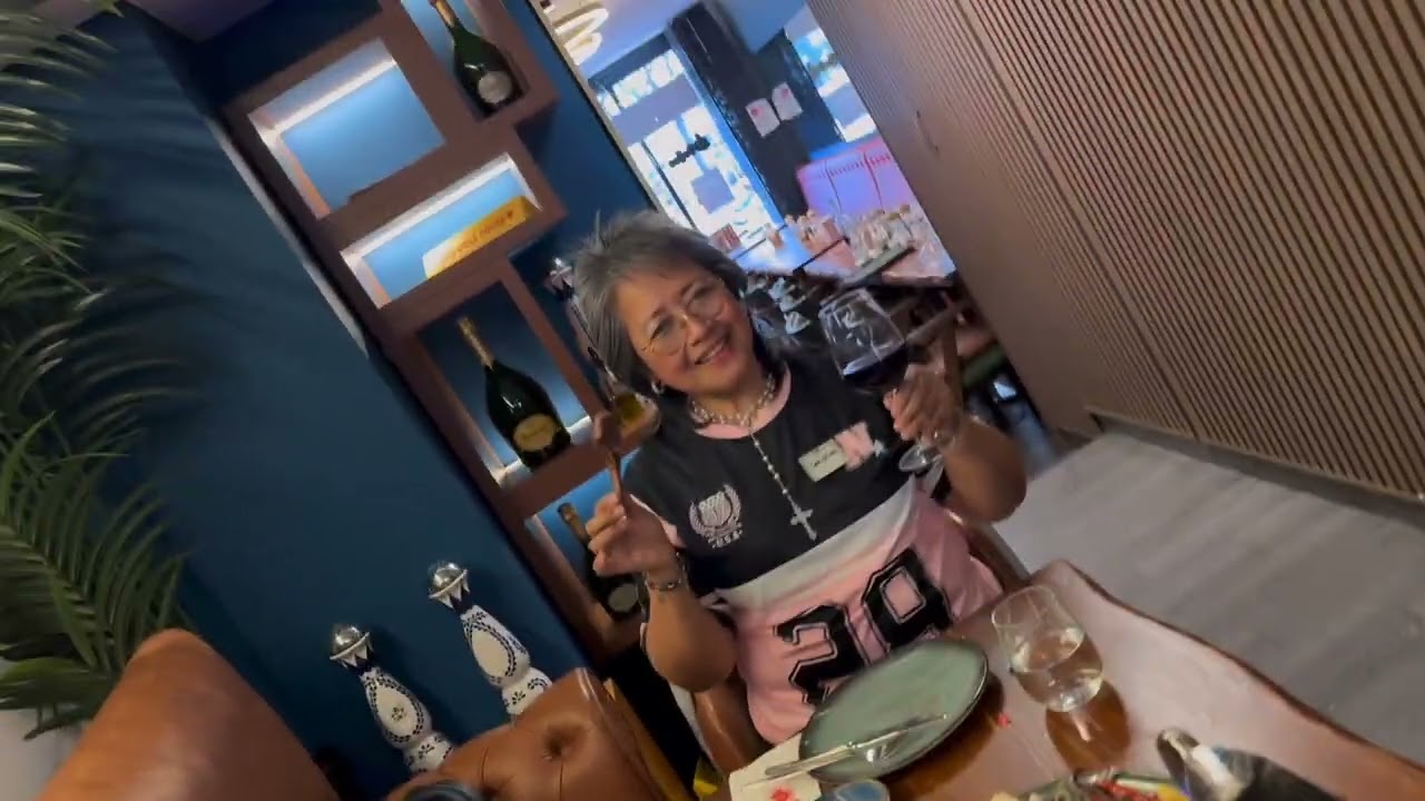 In the middle of the city in Geneva there’s a big post office and we dined in beautiful restaurants 