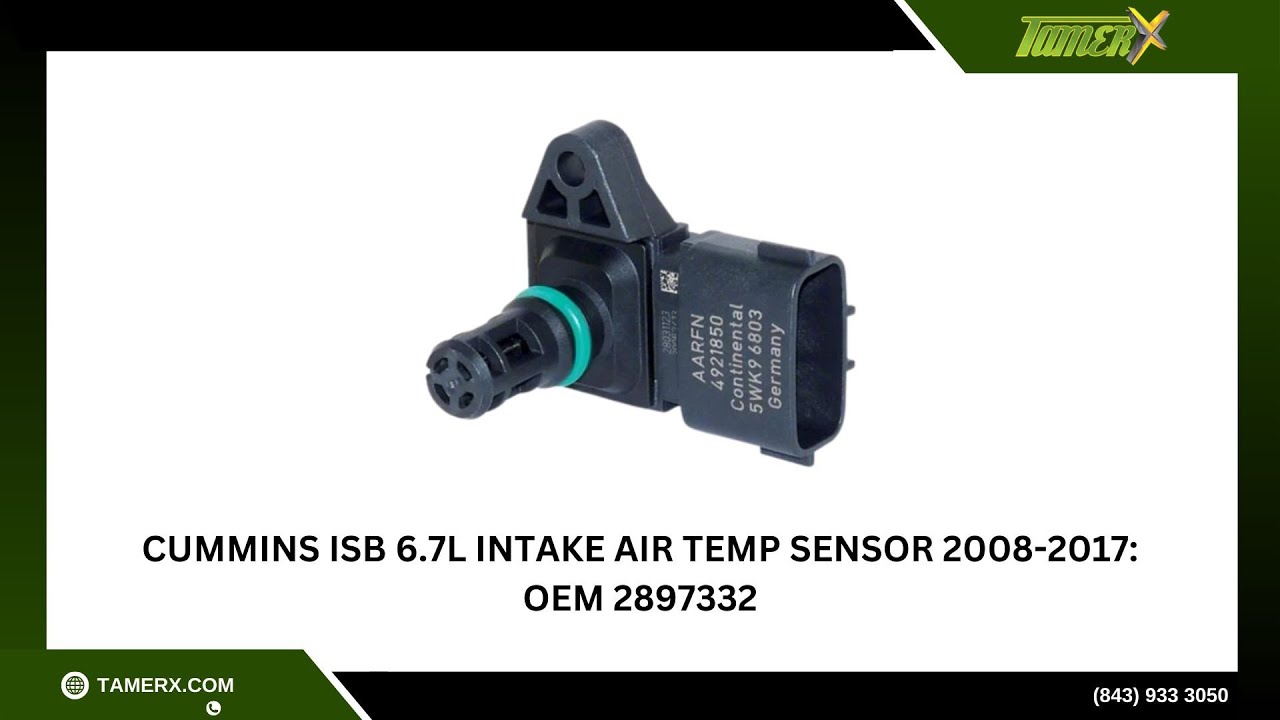 5WK96803 Compatible Sensor 2897332 Intake Air Temperature Sensor For ...