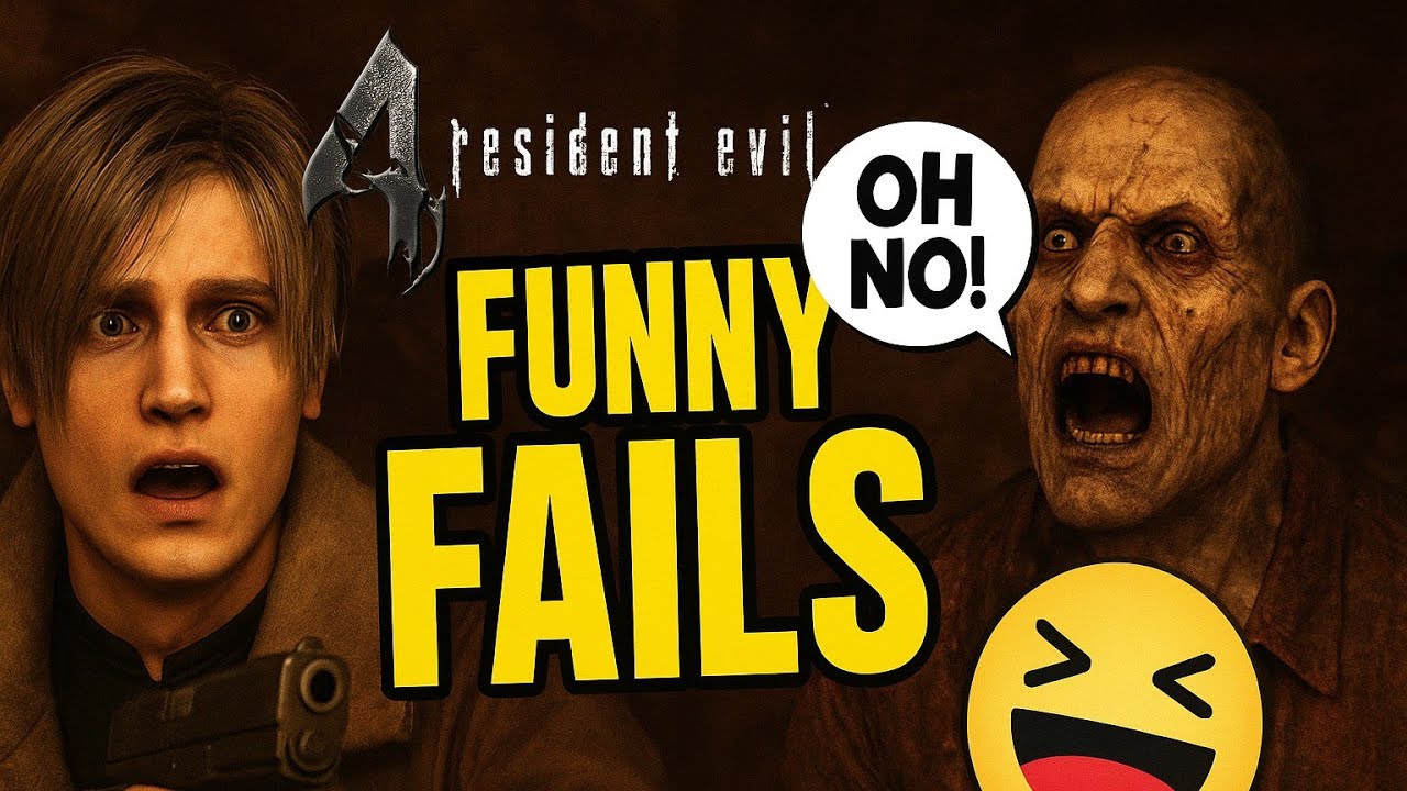 Resident Evil 4 but EVERYTHING Goes Hilariously Wrong! 😂