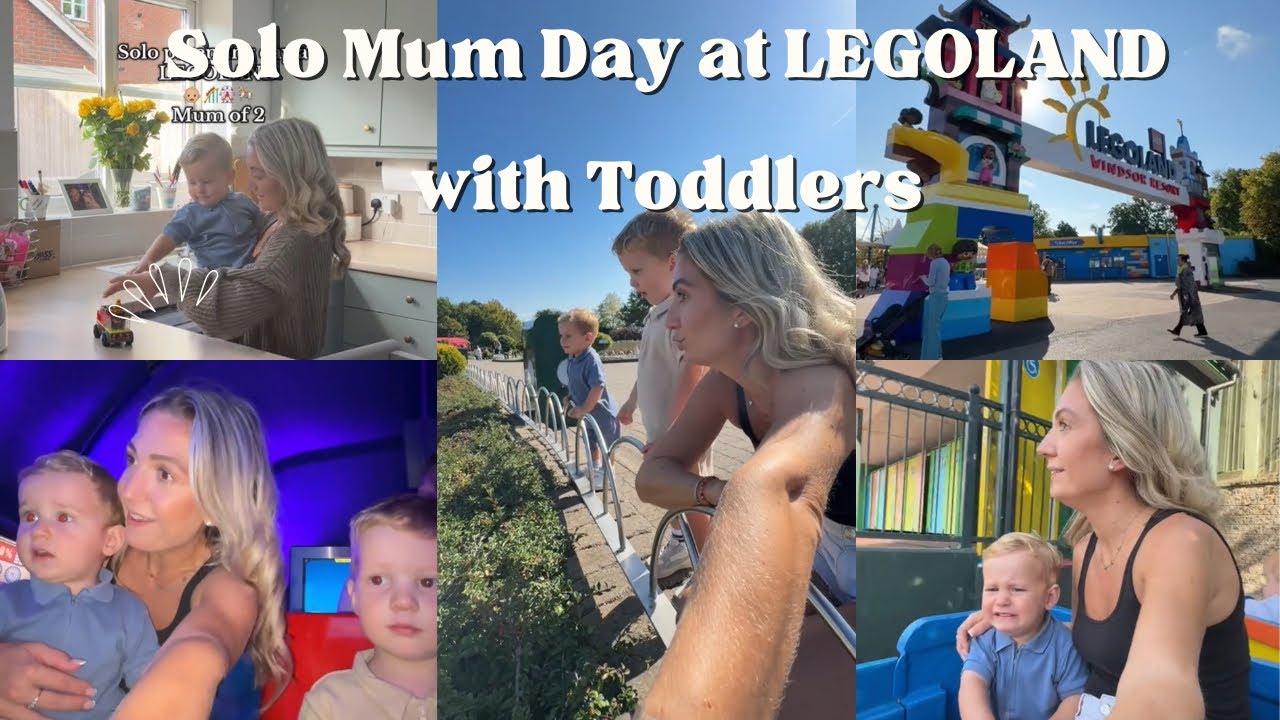Solo Mum Day at LEGOLAND with Toddlers | Using the LEGOLAND Toddler Pass | 2025 Amie