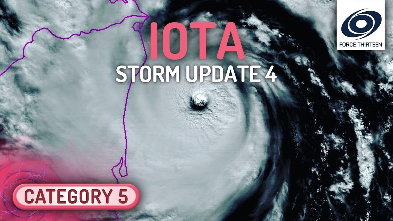 Category 5 Hurricane Iota to Make Landfall Tonight