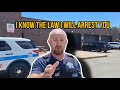 Cop Threats To Arrest Auditor On Public Property But Apologizes After Talking To His Superior.