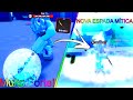 SHOWCASE + COMO PEGAR A NOVA ESPADA MÍTICA BILENTO! (Bisento) One Fruit Simulator