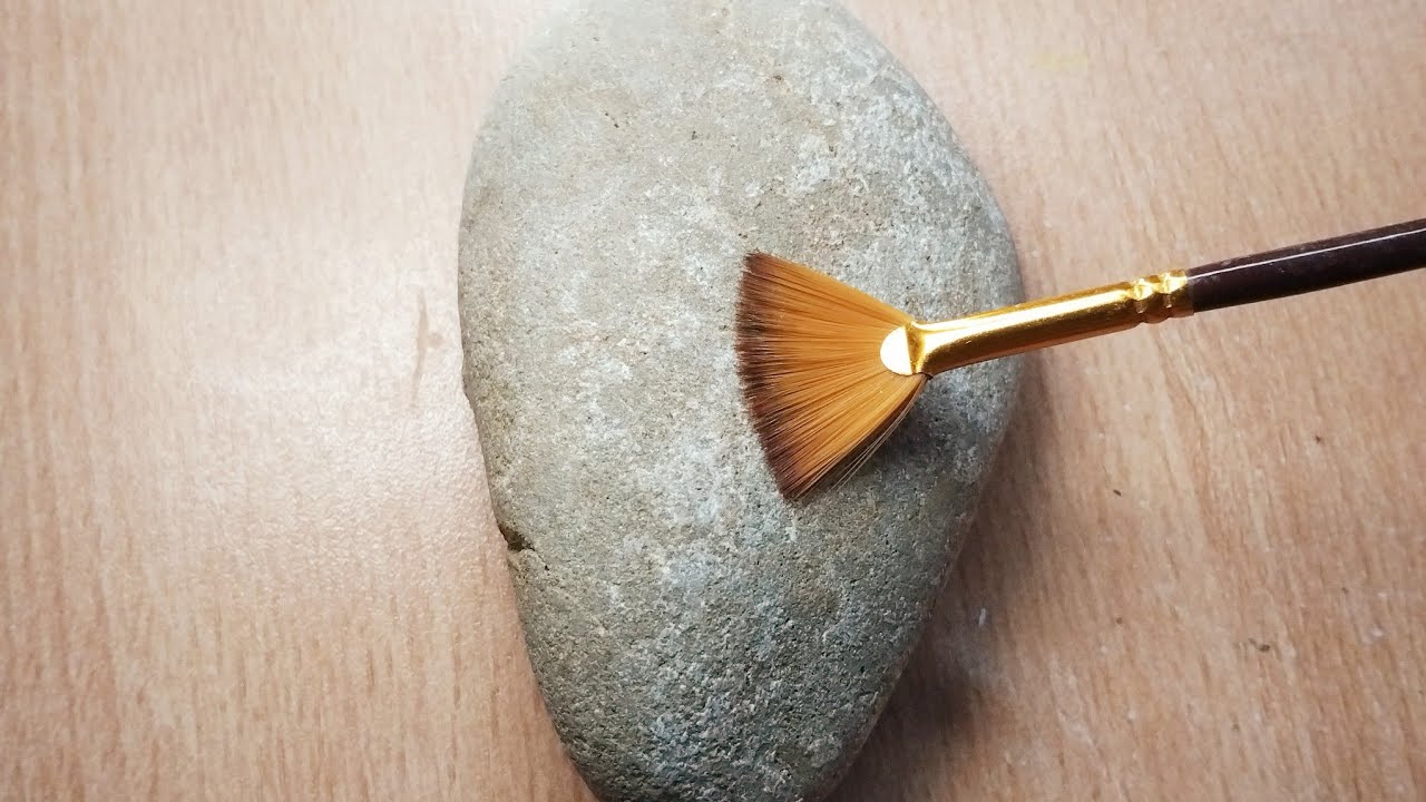 Aesthetic CACTUS  Stone Painting / Hug Me Cactus Painting On Rock   - Pebble Acrylic Painting 