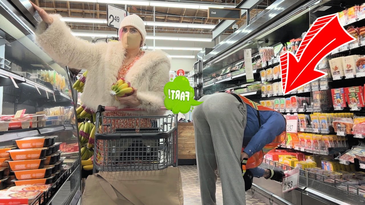 Fat Guy Farts In Womens Faces At The Store!!