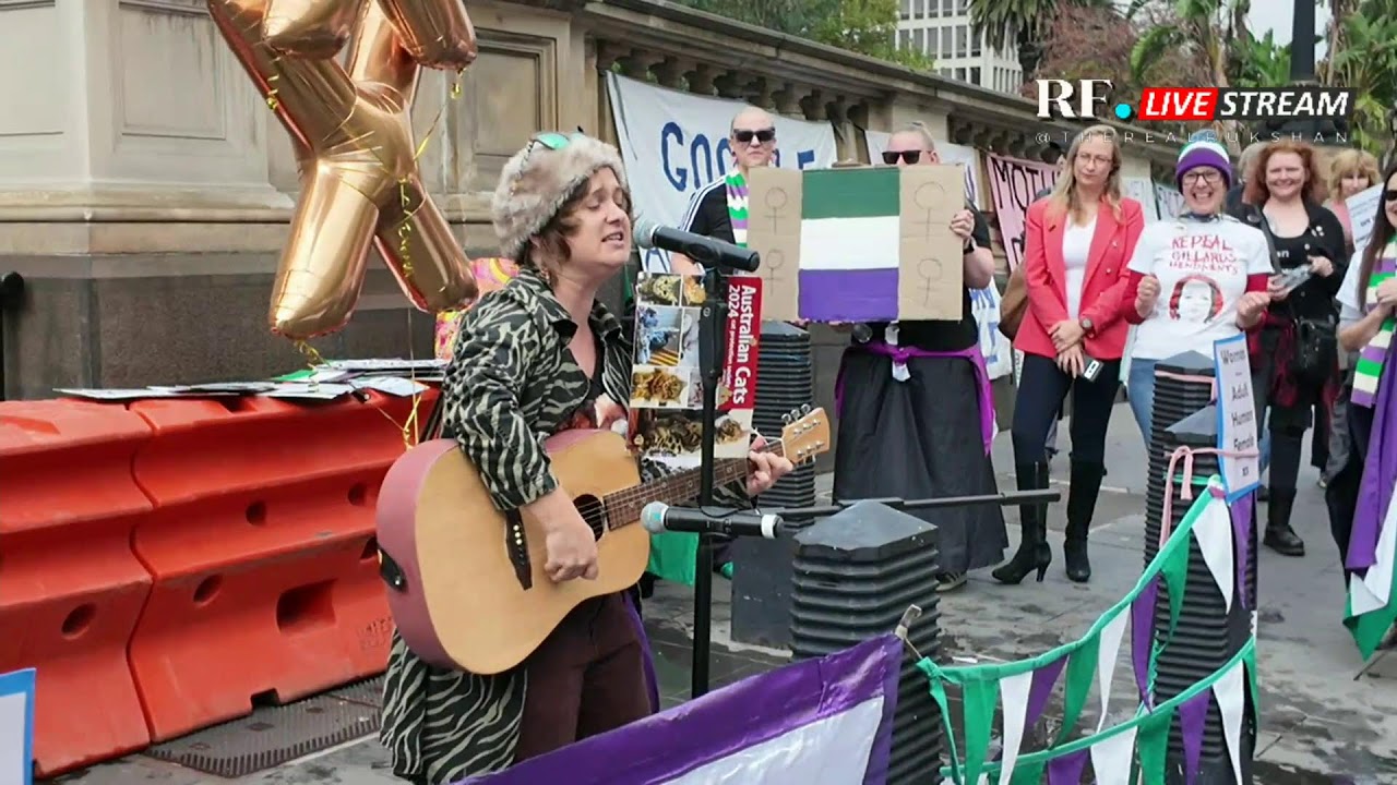 Women Will Speak Rally Livestream - Melbourne Australia 26th April 2025 ...