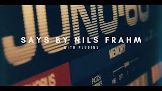 Nils Frahm - Says with plugins