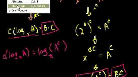 הוכחה: A(log B) = log (B^A),log A - log B = log(A_B)