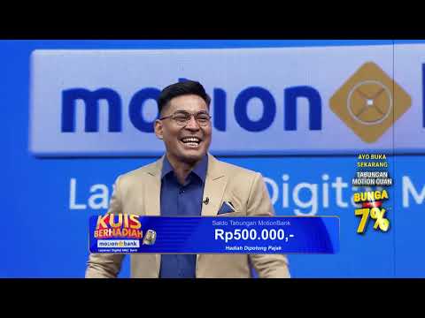 KUIS BERHADIAH MOTIONBANK, MENANGKAN JUTAAN RUPIAH SETIAP HARINYA, 19 25 DI MNCTV