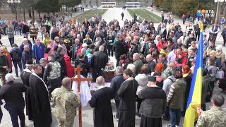 08.04.2022 Громада попрощалась із загиблим Володимиром Афоніним.