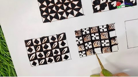 Mehndi Tutorial, Filler Elements For Intricate Mehndi Design || Ifrah’s Mehndi Design