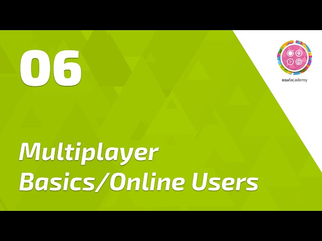 osu!academy Episode 6 - Multiplayer Basics/Online Users Panel