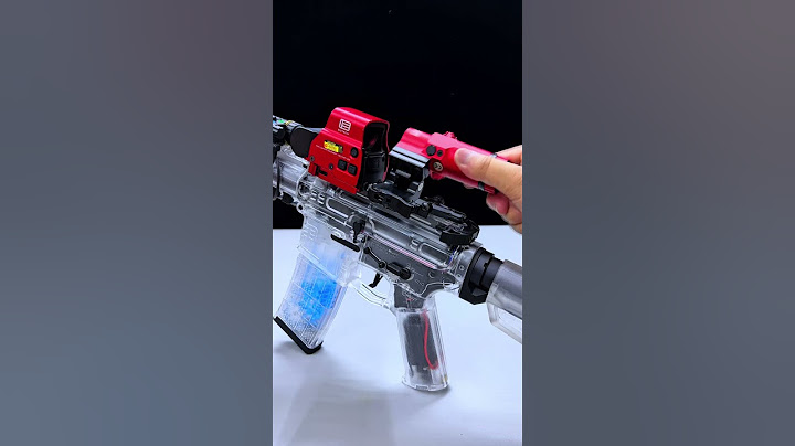 Transparent SLR+Smoke Tracer.Who needs this for this summer holidays? #toys #gelblasters #airsoft