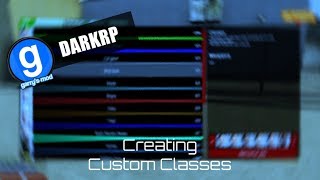 [DarkRP] How To Make Custom Jobs / Categories [2018]