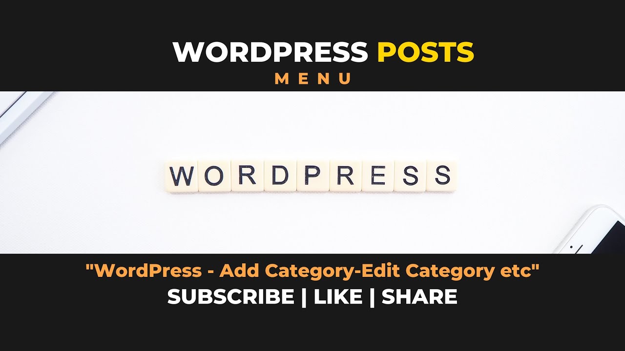 Wordpress Posts | Wordpress Posts Categories | Wordpress Posts vs Pages ...
