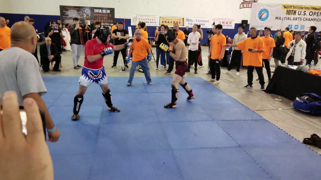 WFMAF U.S. Open Ultimate San Da - Tommy Aliberti (4GK Martial Arts) Fight 1, Round 2