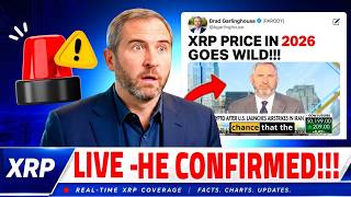 XRP NEWS TODAY: Brad Garlinghouse XRP Bullish Statement 2026 — Live on FOX