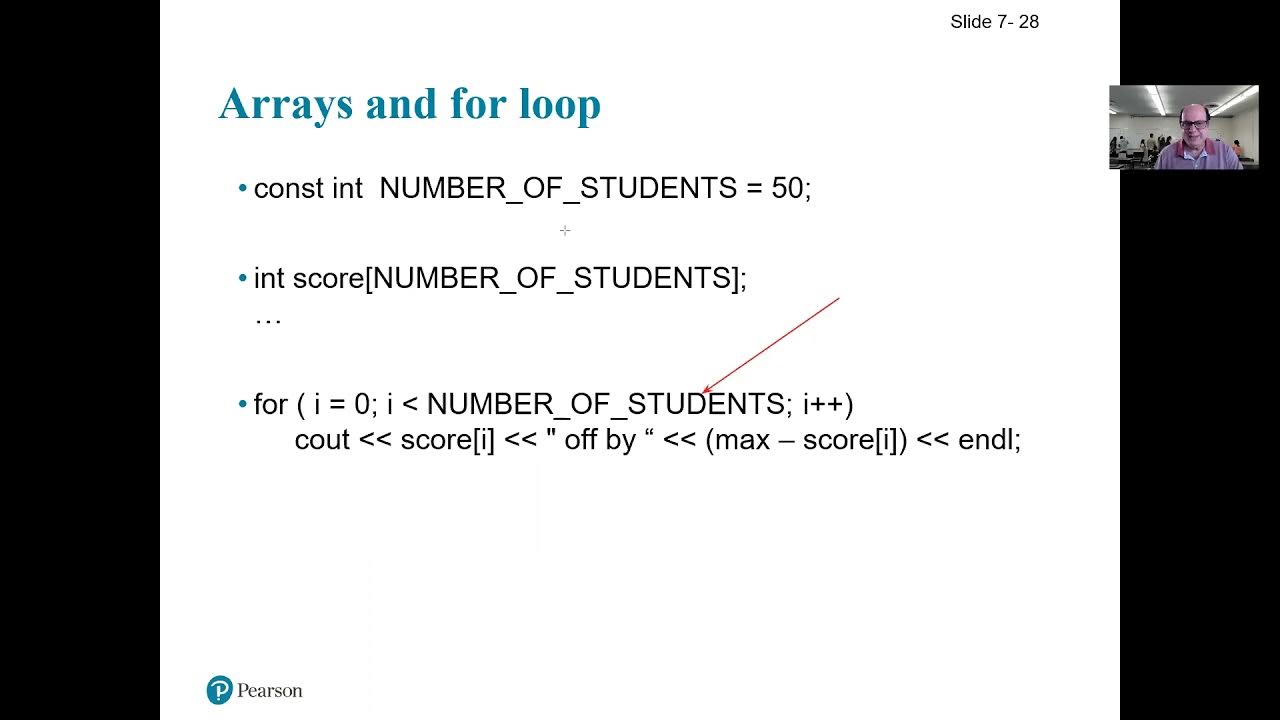 Savitch C++ Section 7.1 Part 4 Range-Based For Loops - YouTube