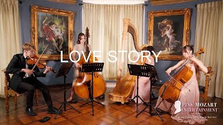 Love Story (PinkMozart Harp Quartet Cover) | Taylor Swift | Popular Wedding Recessional Song
