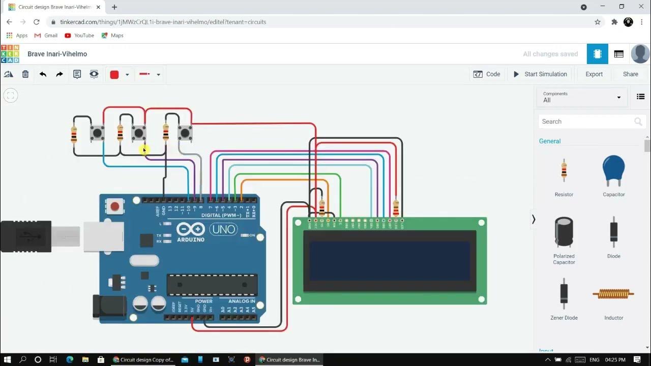 Digital Clock System Using Arduino Tinkercad | Arduino Project ...