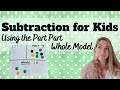 Subtraction for Kids using the Part Part Whole Model