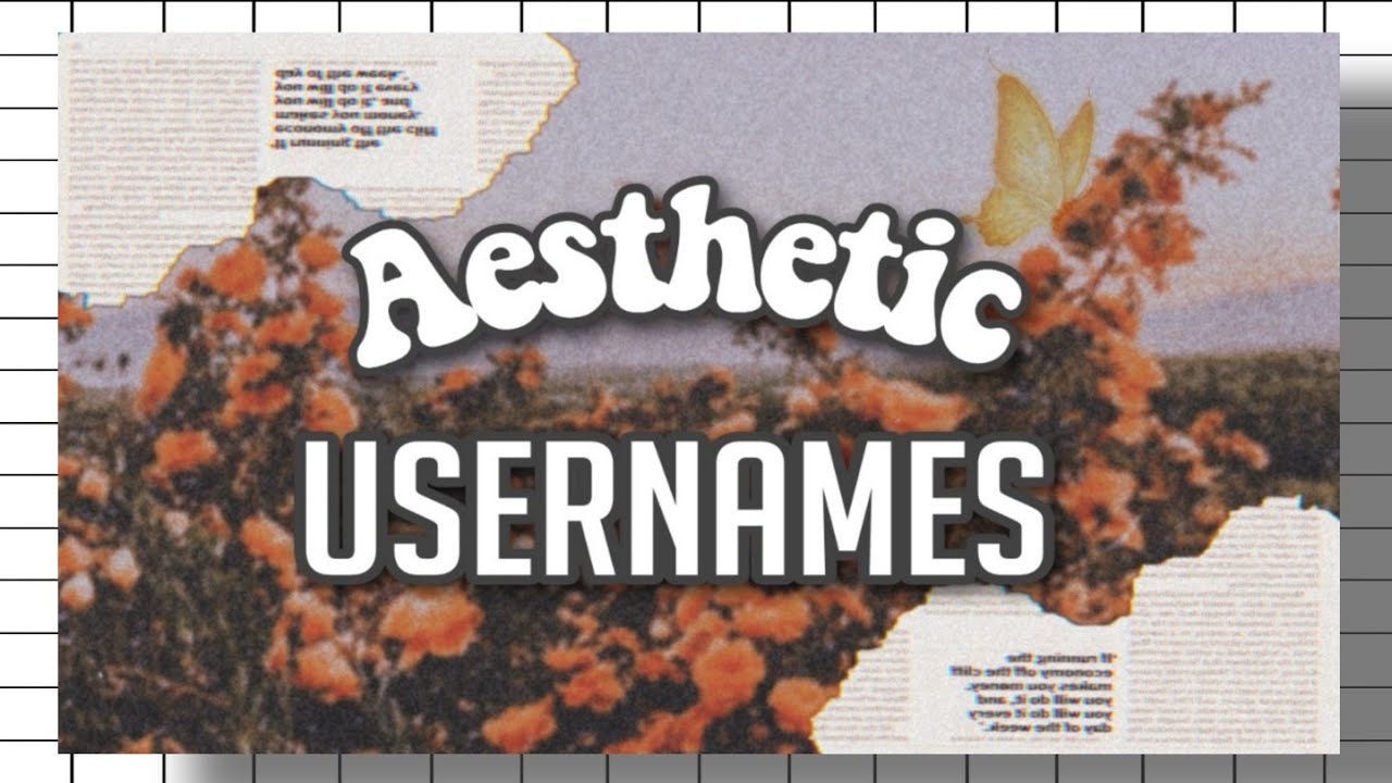 40 Aesthetic Username Ideas Aesthetic Usernames 2020 - aesthetic usernames for tik tok roblox accounts