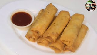 Chicken Vegetable Spring Rolls || Make and Freeze Recipe by Home style yummy food.