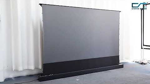 ALR floor rising screen for UST projector#projectorscreen #alrscreen