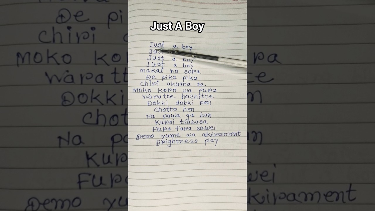 Just boy- Drinsane Song (Lyrics) 