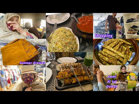 Husband ka Sath Shopping😍 Ammi ki trf Dawat pr Gai aj🥰 Summer dresses sil gai - Full Day busy busy thumbnail
