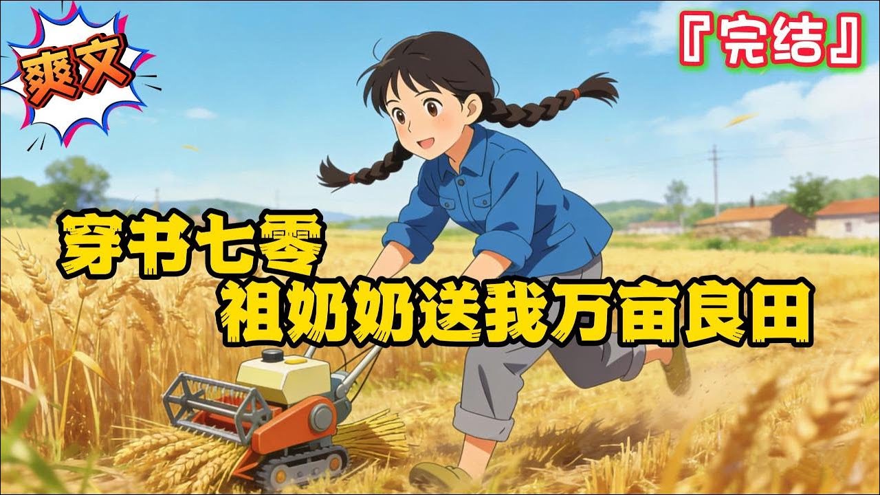 完结《穿书七零，祖奶奶送我万亩良田》超高级工程师苏叶从小被预言活不过25，为续命，她穿书了。手拿剧本的苏叶总会提前准备好干活神器…  #乡村 #种田 #现代言情 #小说 #穿越 #年代 #爽文 #乡村