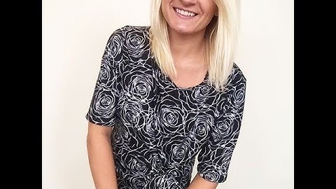 How to use the "hair tie" trick on an oversized Julia Dress by LuLaRoe!