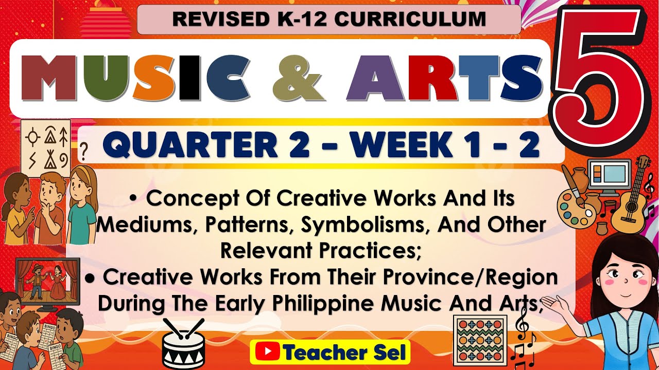 Music and Arts 5 Quarter 2 Week 1 Revised K-12 Concept Of Creative Works And Its Mediums, Patterns