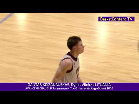 GANTAS KRIZANAUSKAS. Rytas Vilnius (Lituania). AVANCE Global Cup Tournament. The Embassy Málaga 26
