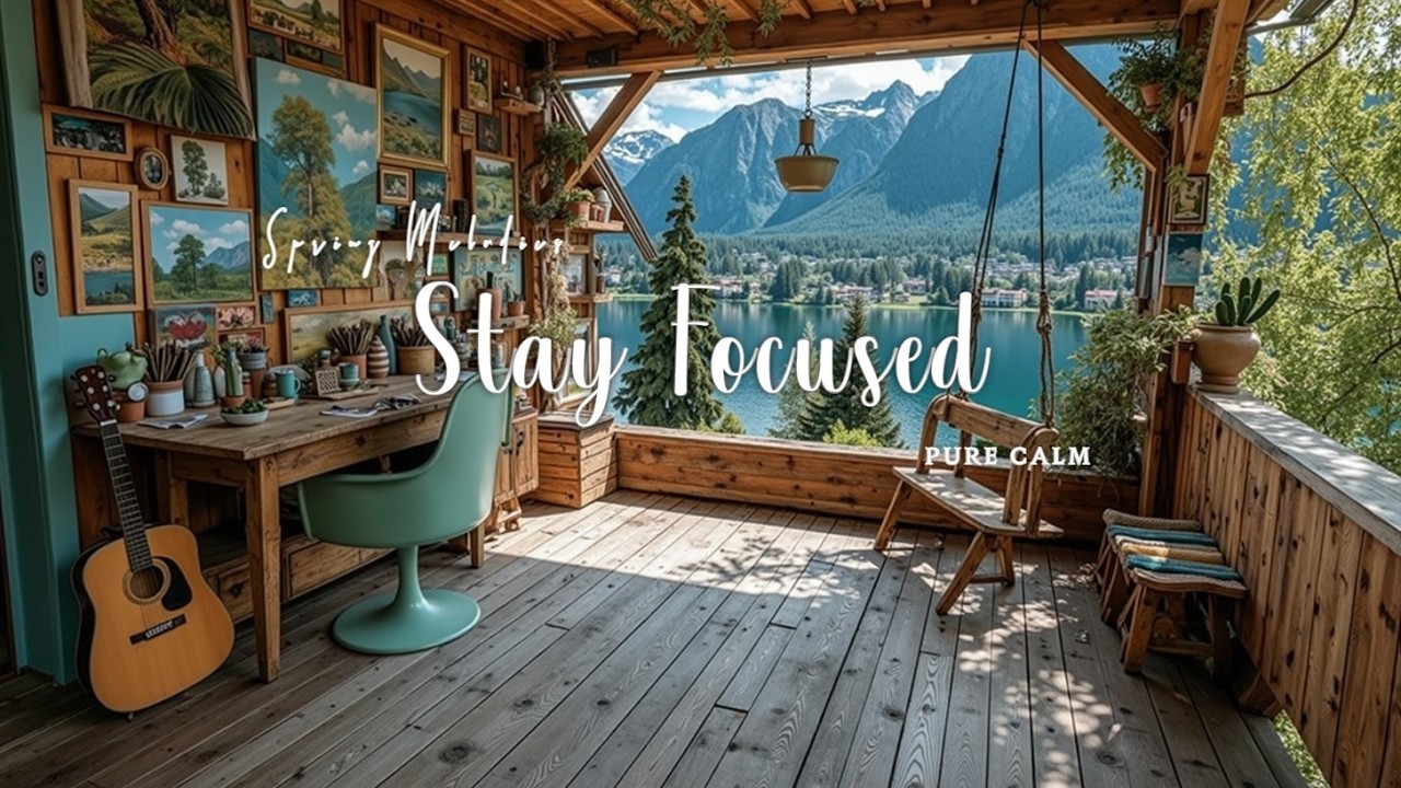 Уютная Весенняя Сессия | Расслабление и Фокус под Гитарные Мелодии