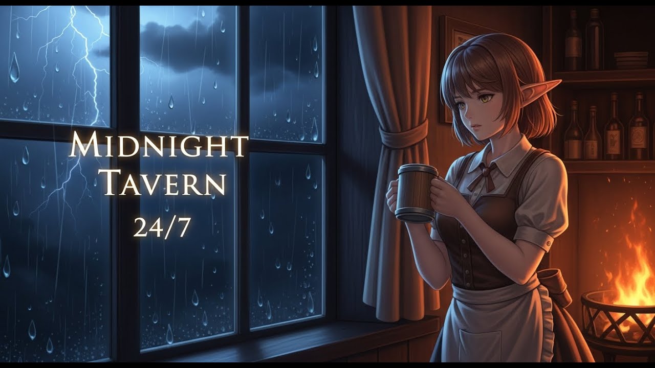 Autumn Tavern – Cozy Medieval Fantasy Music for Relaxation, Study & Sleep (Live 24/7) 