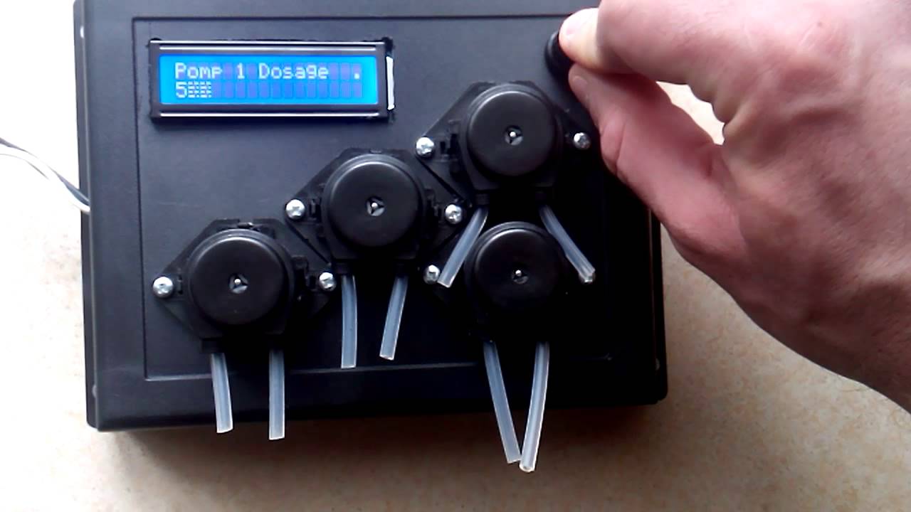 DIY dosing pump for saltwater tank YouTube